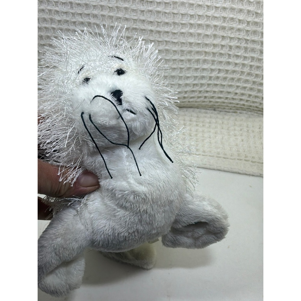 Y2K Unisex Ganz Webkinz Seal Plush Toy HM023 White